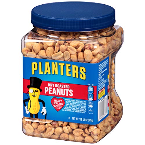 3 Planters+Peanuts+Roasted+Salted+Ounce