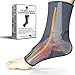 Ankle Brace Compression Sleeve | Arch Support | Foot Sock for Injury Recovery, Joint Pain, Swelling, Achilles Tendon | Pain Relief from Heel Spurs, Plantar Fasciitis | Breathable | Women & Men - S