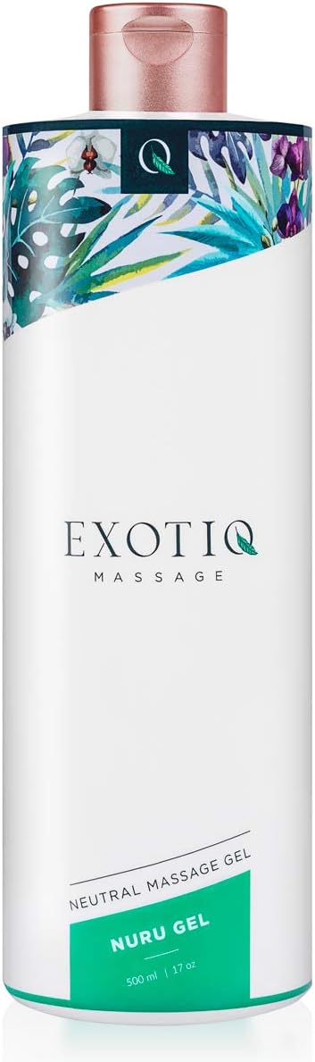 Exotiq Neutral Massage Oil - Nuru Gel, 500ml, White, 500 ml (Pack of 1)