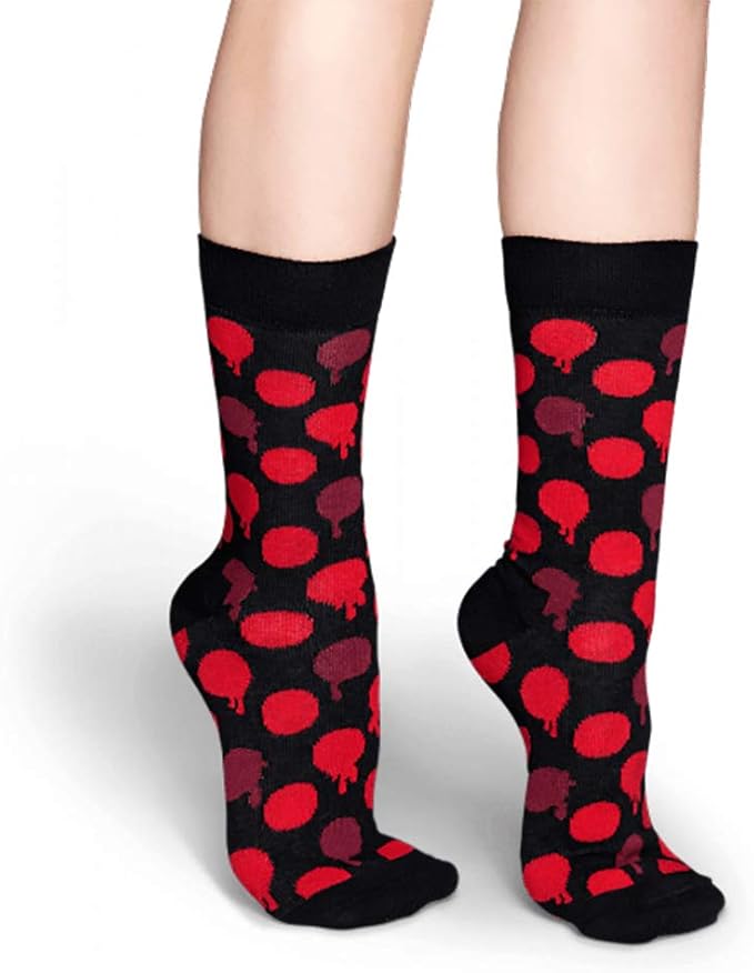 Happy Socks Robert Rodriguez Sock 'em Dead Crew Socks 1 Pair (Blood