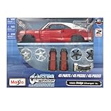 Maisto 1:24 Scale All Star Assembly Line 1969 Dodge Charger R/T Diecast Model Kit (Colors May Vary)