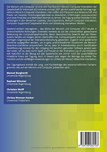 Mensch und Computer 2017 - Tagungsband: Spielend einfach interagieren