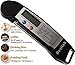 Digital Meat Thermometer Instant Read Cooking Thermometer with Stainless Probe, Best for Food, Meat, Cooking, BBQ, Poultry, Grill Food and Candy - Black