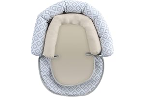 KAKIBLIN Soft Head Neck Support Cushion Pillow for Car Seat,Pushchair,Baby Carrier (Grey)