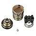 KINGSO 4 Pack E26 E27 Light Socket Screw Bulbs Metal Shell Medium Base Edison Retro Pendant Lamp Holder Without Switch and Cord for DIY Projects No Fire Hazard 110~220V (Brass)