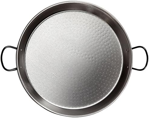 Vaello La ValencianaPolished Steel Valencian Paella Pan, 24 Cm, Silver