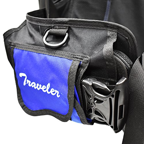Palantic Traveler Scuba Choice Traveler Travel BCD, Royal Blue, X-Large/XX-Large