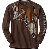 Legendary Whitetails Men's Running Rebel Long Sleeve Deer T-Shirt