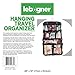 lebogner Hanging Cosmetic Bag, Toiletry Travel Organizer, 10 Pocket Packing Storage Kit