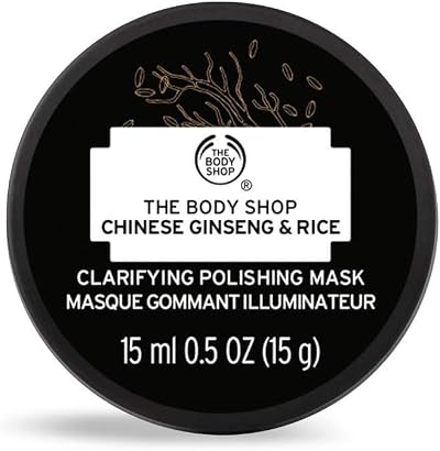 The Body Shop Chinese Ginseng Rice Clarifying Polishing Mask 15ml New