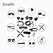 SexRt Best Buy SM Plush Leather 10 Pcs Set – Secret Sex Life – Masochism Bondage & Discipline Dominate/Submissive Sex Equipment – SexRt