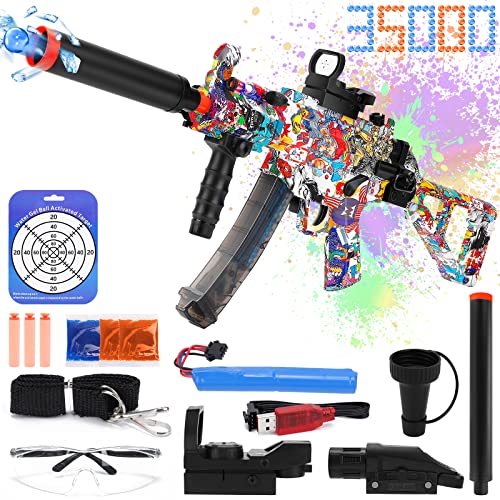 Electric Gel Blaster Toy, Auto and Manual MP5K