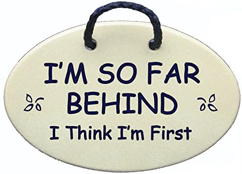I'm so far behind I think I'm first. Reduced price for this ceramic wall plaque with saying offsets shipping cost. Made in USA.