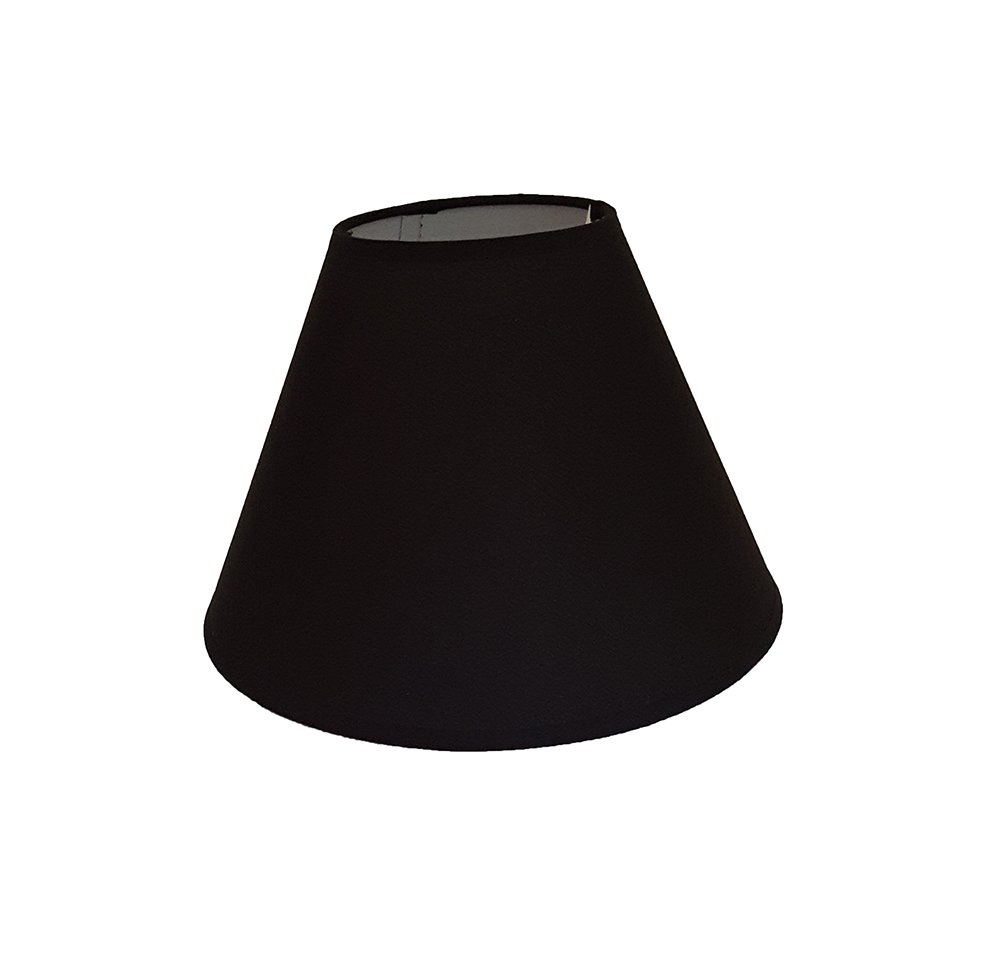 9" Coolie Ceiling Table Lamp Shade Black Cream Lt Blue Lt Green Navy Peach Red - Main Colour: Black