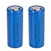 Mini Butterball Rechargeable 26650 Battery 2Pcs 3.7V 6000mah Protected Li-ion Blue Batteries for Flashlight Electric tools Electric bicycles Electric Vehicles