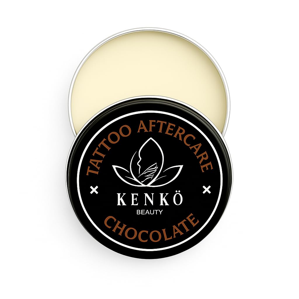 Tattoo Aftercare 30g | Keeps Tattooed Skin Hydrated & Bacteria Free! | Vegan and Organic Tattoo Cream (Chocolate)
