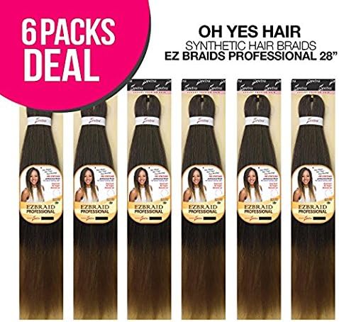Innocence EZ Braid Professional (Pre-Stretched Braid) 26"-28" (6 Pack, 2)