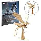 IncrediBuilds Fantastic Beasts and Where to Find Them Thunderbird Book and 3D Wood Model Kit - Build, Paint and Collect Your Own Wooden Model - Great for Kids and Adults, 8+ - 7