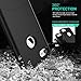 iPhone 7 Case, TOTU Heavy Duty Rubber Interior Scratch Protection Matte Finished Hard Cover Rugged Slim Dual Layer Protective Case for Apple iPhone 7 New Sliding Design Black
