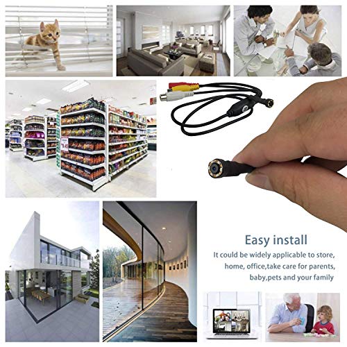 Vanxse Cctv Mini Spy Security Camera Sony CCD Hd 3.6mm 90degree 1000tvl 6PCS Infrared IR Leds Night vision Pipe Snake Hidden Mini Cctv Surveillance Camera