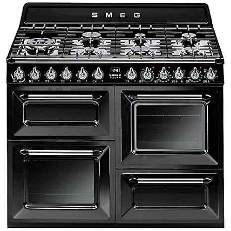 Smeg TR4110BL1 - Cocina (Cocina independiente, Negro, Botones ...