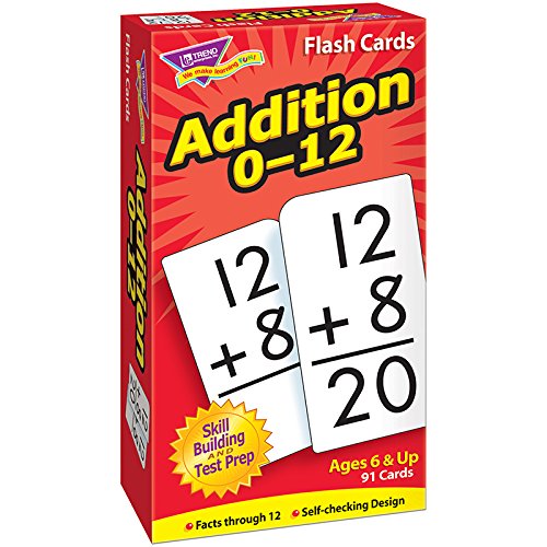 Flash Cards Addition 0-12 91/Box Learning Materials Math T-53101 Trend Enterprises Inc. at Amazon