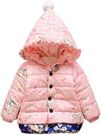 Starxin Newborn Toddler Baby Girls Fashion Autumn Winter Hooded Coat Cloak Jacket Thick Warm Clothes (Pink, XL(24~36months))