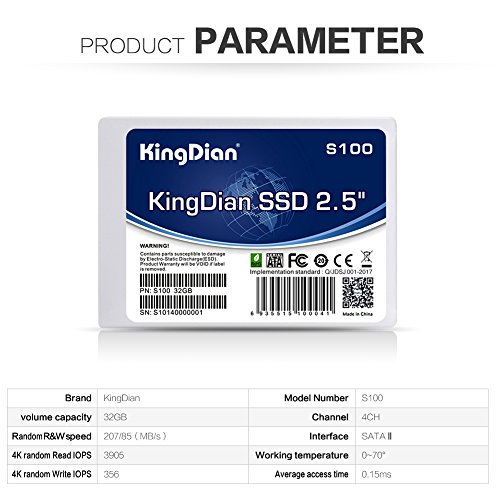 KingDian-25-inch-SATA-II-32G-Portable-External-Solid-State-Storage-Drive-SSD-for-Desktop-PCs-and-MacProS100-32G