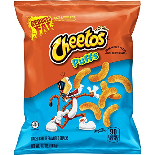 Cheetos Puffs Reduced Fat Cheese Flavored Snacks, 72 Count Pricepulse