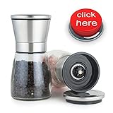 New Model Of Salt And Pepper Grinder & Mill Shakers, Dual Set With Adjustable Coarseness. Rotor & Stainless Steel Material. The Best kitchen Tool To Spice Up You're Food, Plus Bpa Free.