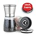 Salt And Pepper Grinder And Mill Shakers Dual Set With Adjustable Coarseness. Stainless Steel Material. A New Elegant Way To Spice Up You're Food, Bpa Free. Refillable.