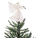 [Christmas Tree Topper Holder] - Twist-on Holiday Universal Tree Topper Stabilizer Fits All Base Types- Metal Support Rod Adjustable attachments stabilize Seasonal Treetop Ornaments (Green)