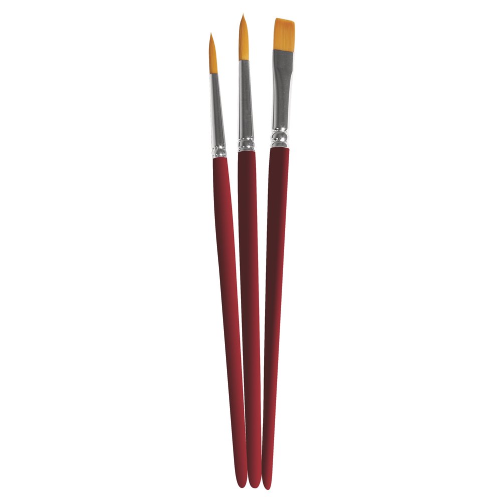RAYHER – 37074000 – Art Brush Set, Assorted, FSC 100%, Synthetic Kurzs