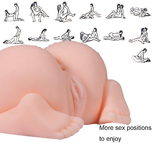 3D Virgin Pussy Ass Masturbator for Male Sex Pleasure - Realistic Masturber Toys Men Ass Vagina Anal Lifelike Pussy Ass Doll with 2 Hole And Tight Anus Butt for Masturbation, Romantic & Fantasy
