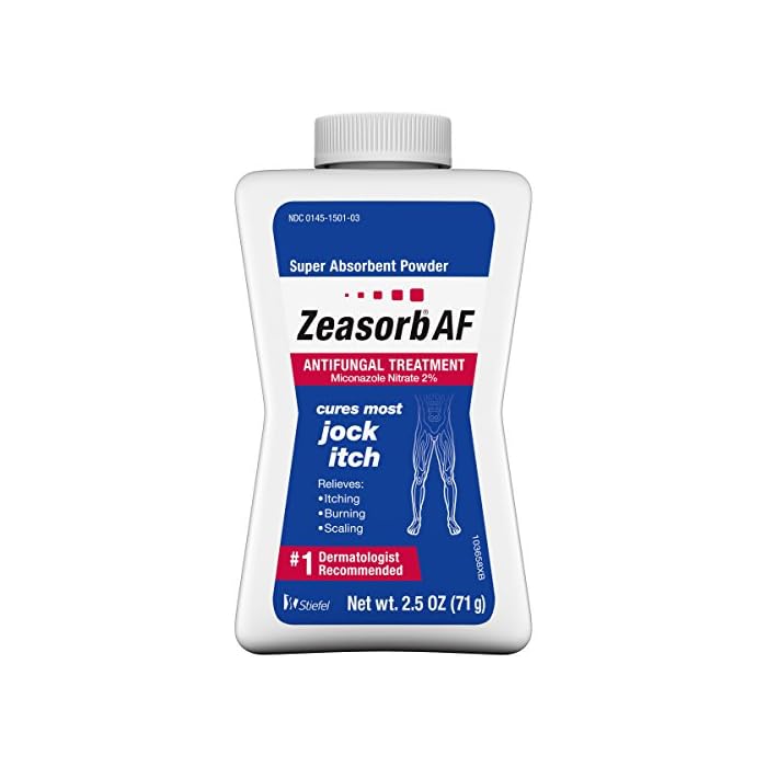 Zeasorb Super Absorbent Antifungal Treatment Powder for Jock Itch, 2.5 Ounce