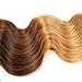 B&F Hair Brazilian Virgin Ombre Hair Body Wave Weft 3 Bundles 100% Unprocessed Virgin Human Hair Extensions (100+/-5g)/pc (18 20 22inch #1b/#4/#27)