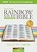 NIV Rainbow Study Bible, Maroon LeatherTouch, Indexed