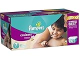Pampers Cruisers Diapers Economy Plus Pack Size 7 (92 Count) - New!!