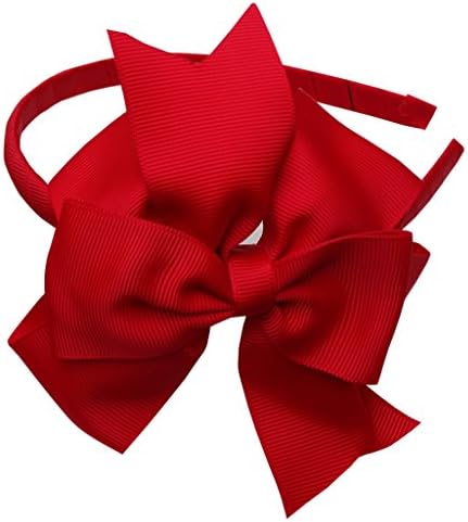 Jessidress Hair Diadem Diadema Diademe Serre Tête Headband Hairband Hairbow Hair Flower Hairclip Clips Red
