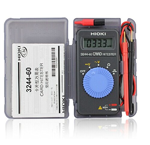 Hioki 3244-60 Card HiTester Digital Multimeter Auto-Ranging Power Saving