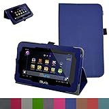 Kurio Xtreme 2 Case,Mama Mouth PU Leather Folio 2-Folding Stand Cover for 7
