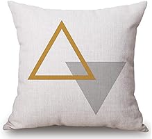 Elephant Deer Mountains Cotton Linen Throw Pillow Case Cushion Cover Home Sofa Decorative 18 X 18 Inch (38)