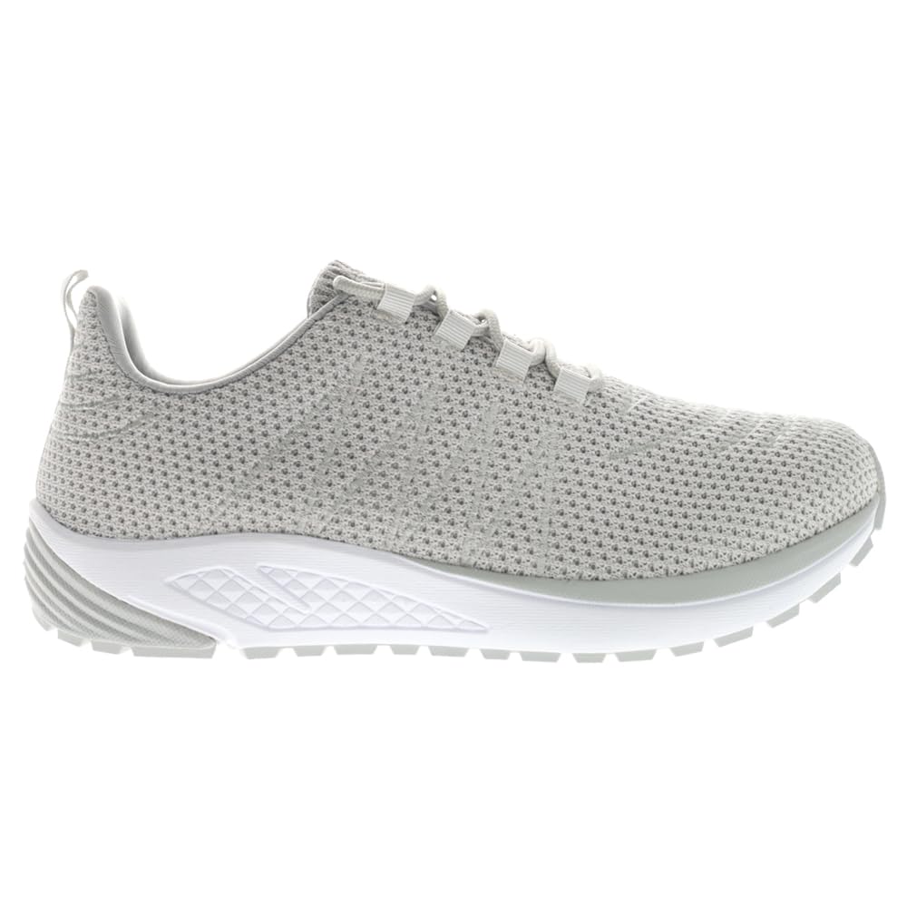 Propét Mens Tour Knit Sneaker, Dark Grey, 8.5 Wide US