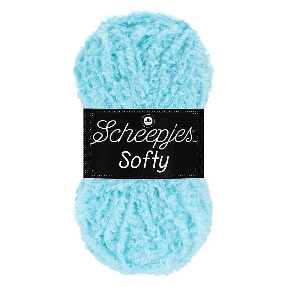 Scheepjes Softy Yarn 50g - Blue, Polyester and Nylon Blend