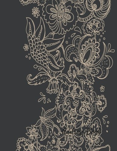 Address Book: Black Floral Large Print, Font, 8.5 by 11 For Contacts, Addresses, Phone Numbers, Emails & Birthday. Big Alphabetical Organizer Journal Notebook. Over 300 Spaces