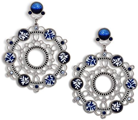 Delftware Fashion Earrings from The Artazia Collection - E5106
