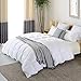NP Goose Down Alternative Comforter （King 106 x 90 Inch）,Ultra Soft Brushed Microfiber， Quilt with Corner Tab for All Season Hypoallergenic Plush Mircofiber Comforter Duvet Insert ...