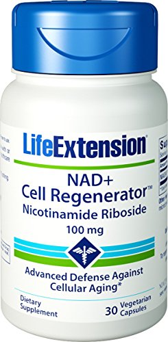 Life Extension NAD+ Cell Regenerator 100 mg, 30 Vegetarian Capsules (Pack of 3)