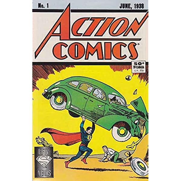 action comics 1 50th anniversary reprint edition dc comics amazon com books