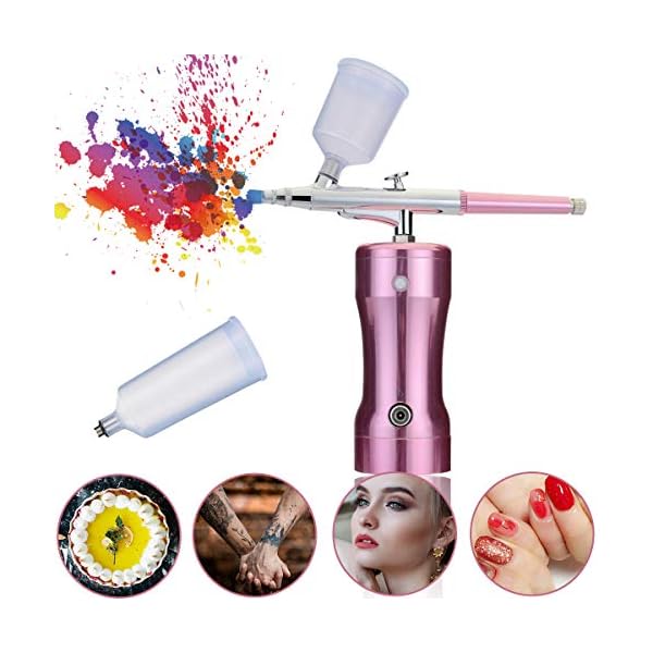 Airbrush Kit,FyLight SingleAction Cordless Airbrush Rechargeable Mini